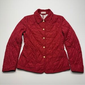 Dooney & Bourke Quilted Red Puffer Jacket